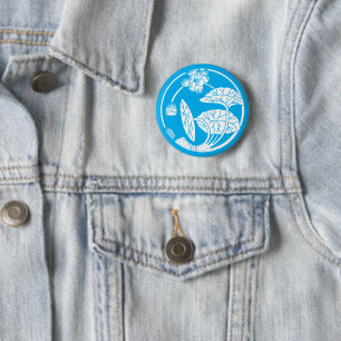 Lotus flower circle button