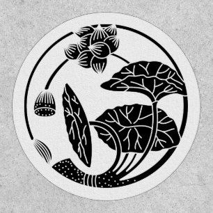 Lotus flower circle patch