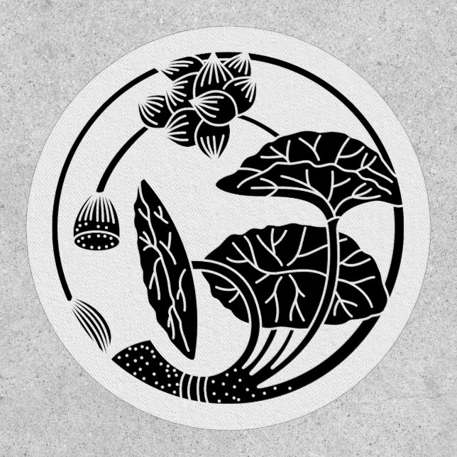 Lotus flower circle patch (Front)