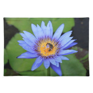 Lotus flower cloth placemat