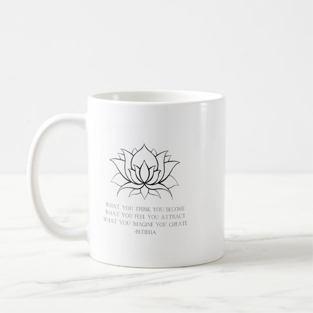 Lotus Flower Coffee Mug (Left)