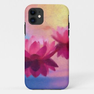 Lotus Flower Colorful Abstract Digital Painting