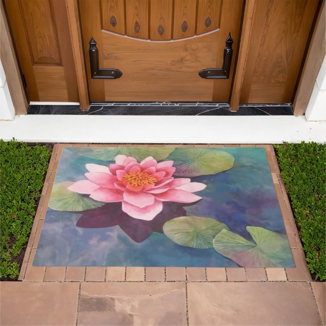 Lotus Flower Doormat (Outdoor)