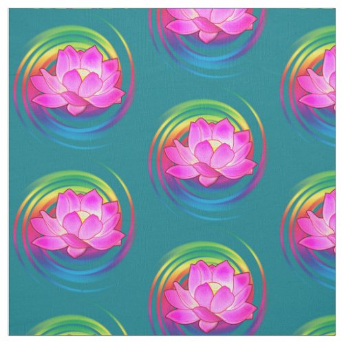 Lotus Flower Fabric