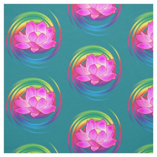 Lotus Flower Fabric