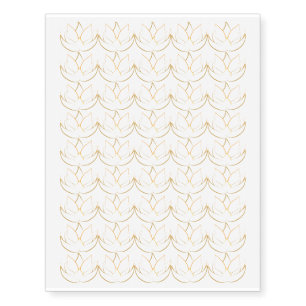 Lotus Flower Garden Mediation Spiritual Design Temporary Tattoos