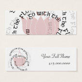 Lotus Flower go with the flow (Front & Back)