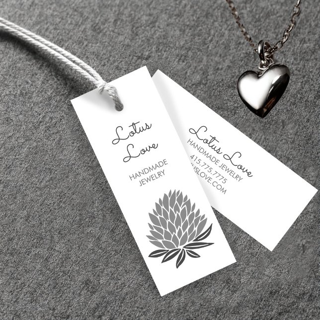 Lotus Flower HangTag Jewelry Clothing Display Card (Lotus Flower Hang Tag Price Tag Jewelry Clothing Display Card
)