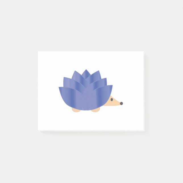 Lotus Flower Hedgehog Post-it Notes (Front)