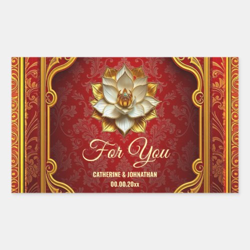 Lotus flower Hind  burgundy gold Indian brocade