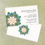 Lotus Flower Holistic Mental Health Healer Business Card