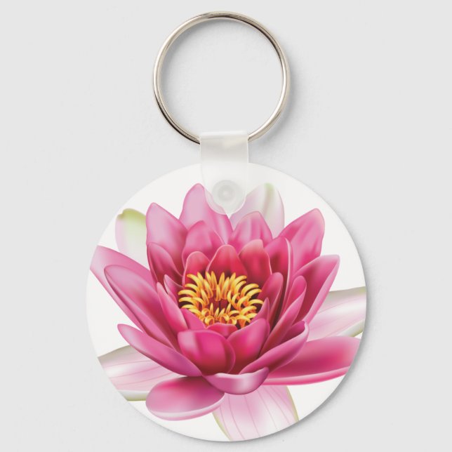 Lotus Flower Keychain (Front)