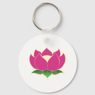 Lotus Flower Keychain