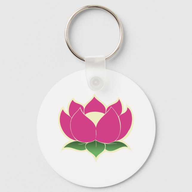Lotus Flower Keychain (Front)
