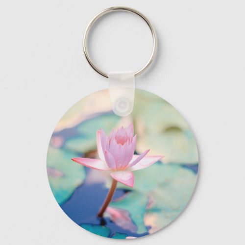 Lotus Flower Keychain