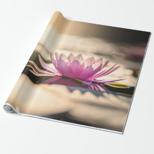 Lotus Flower ,Lake,Zen Wrapping Paper