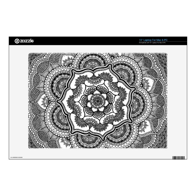 Lotus Flower Laptop Decal (Product)