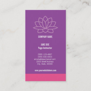 Lotus Flower Graphic Business Cards Zazzle Lotus Flower Logo Business Card Template