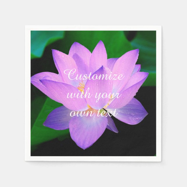 Lotus Flower Napkins (Front)