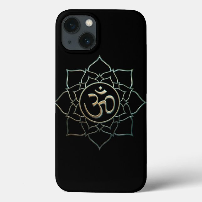 Lotus Flower Om Case-Mate iPhone Case (Back)