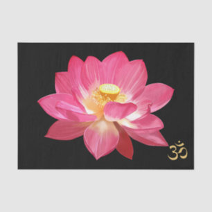 Lotus Flower Om Tissue Paper Tissue Paper