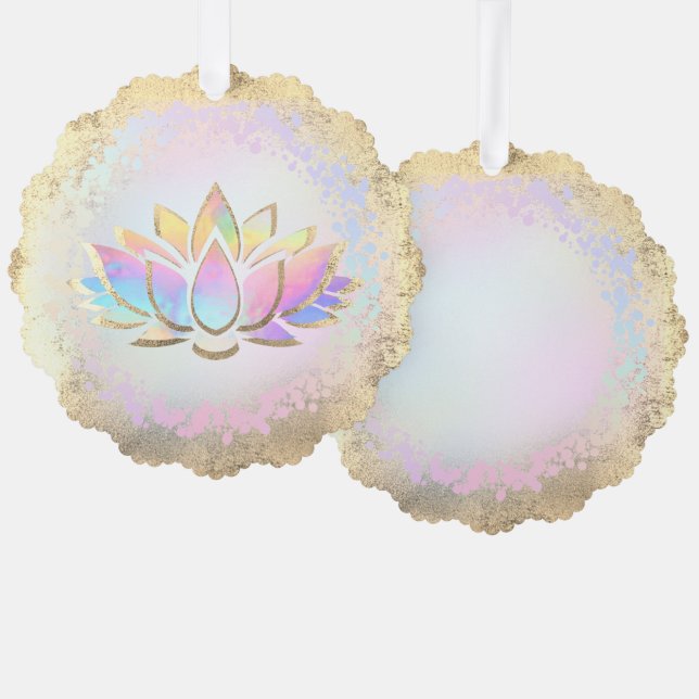 lotus flower  ornament card (Front/Back)