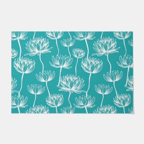 Lotus Flower pattern Doormat