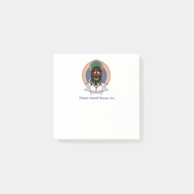 Lotus Flower Post-it Notes 3" x 3" (Front)