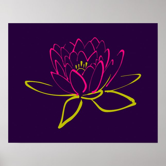 Lotus Flower Poster (Front)