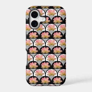 Lotus Flower Retro Print iPhone 17 Case