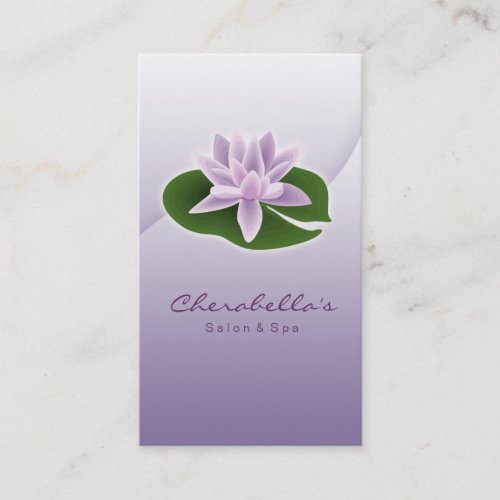 Lotus Flower Yoga / Salon / Spa Business Card