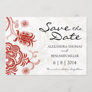 Lotus Flower Save the Date