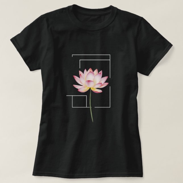 Lotus Flower T-Shirt (Design Front)