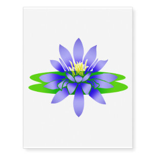 Lotus Flower Temporary Tattoos