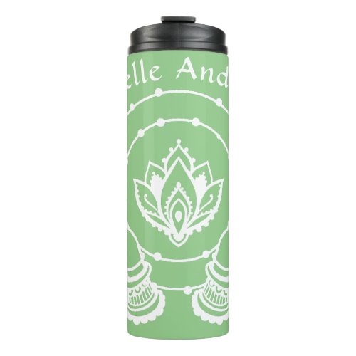 Lotus Flower Thermal Tumbler