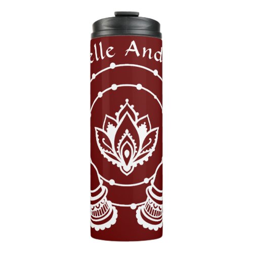 Lotus Flower Thermal Tumbler