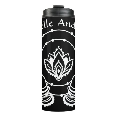 Lotus Flower Thermal Tumbler