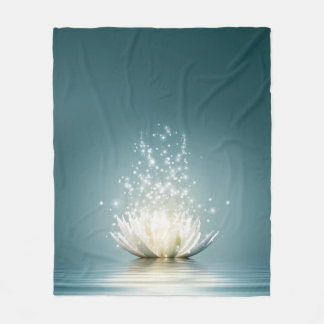 Lotus Flower Throw Blanket