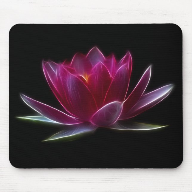 Lotus Flower Water Plant Mouse Pad (Front)