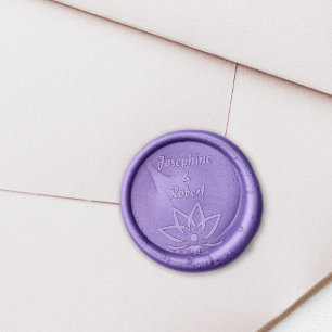 Lotus Flower, Wedding  Wax Seal Stamp