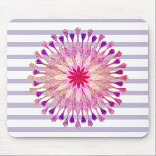 Lotus Flower Yoga Instructor Meditation Holistic Mouse Pad