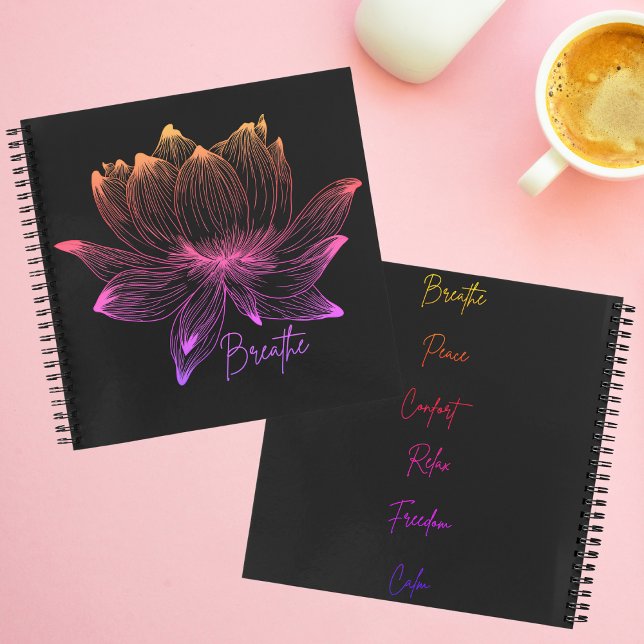Lotus Flower Yoga Meditation Lovers Notebook (Creator Uploaded)