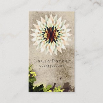 Lotus Flower Yoga Meditation Spa Holistic Business Card by tsrao100 at Zazzle