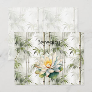 Lotus Flowers Serenity Postcard