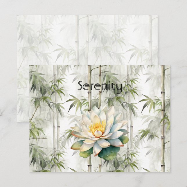 Lotus Flowers Serenity  Postcard (Front/Back)