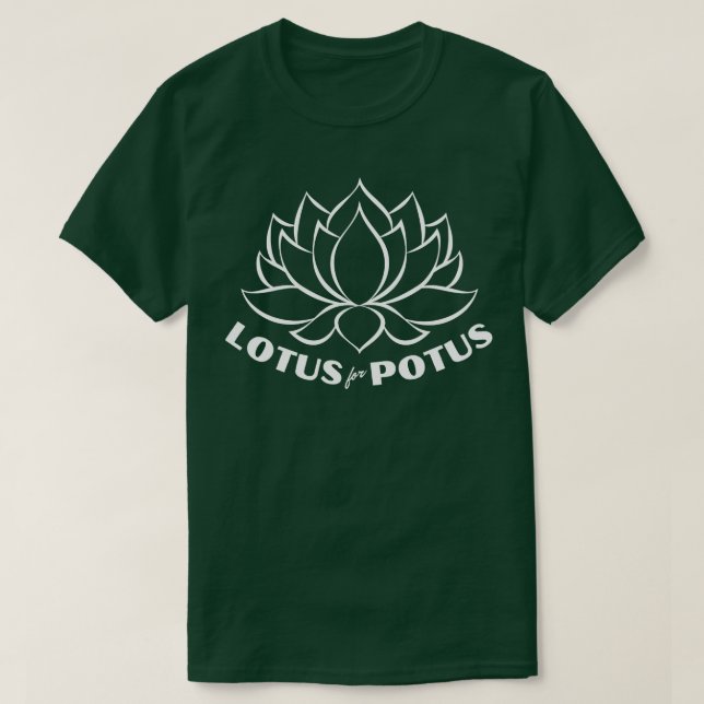 Lotus for Potus Kamala  2024 T-Shirt (Design Front)