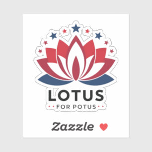 Lotus for POTUS Kamala Harris 2024  Sticker
