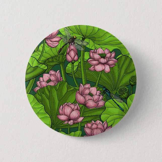 Lotus garden button (Front)