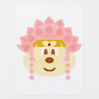 Lotus Goddess Hat 鲍 鲍 Baby Blanket