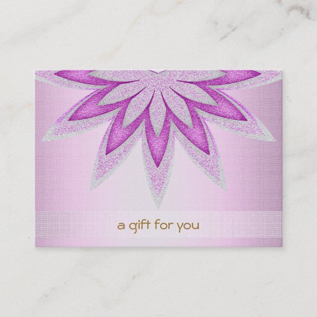 Lotus Hair Salon and Spa Gift Certificate (Front)